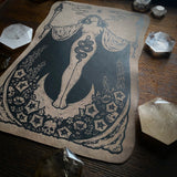 Hecate's Garden leather patch and altar cloth