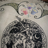 2nd. Solstice Ride large altar cloth in Cornstalk, one-of-a-kind