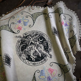 2nd. Solstice Ride large altar cloth in Cornstalk, one-of-a-kind