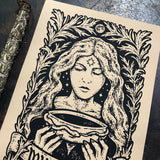 Mugwort screen print