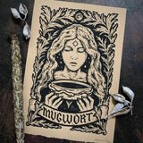 Mugwort screen print