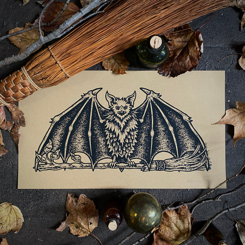 Creature of the Besom screen print