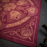 Seer pendulum chart bandana in Brass, limited edition