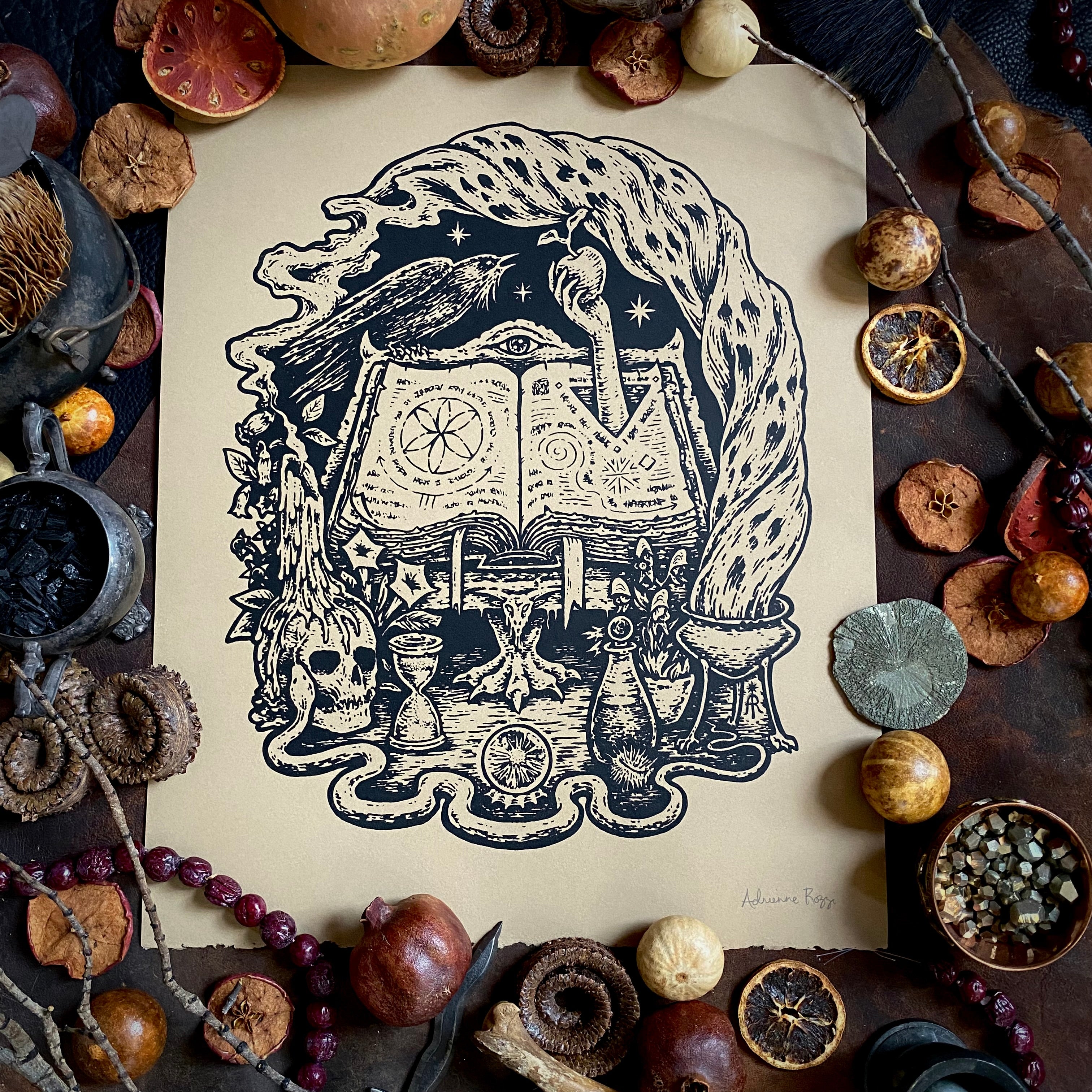 The Summoning screen print