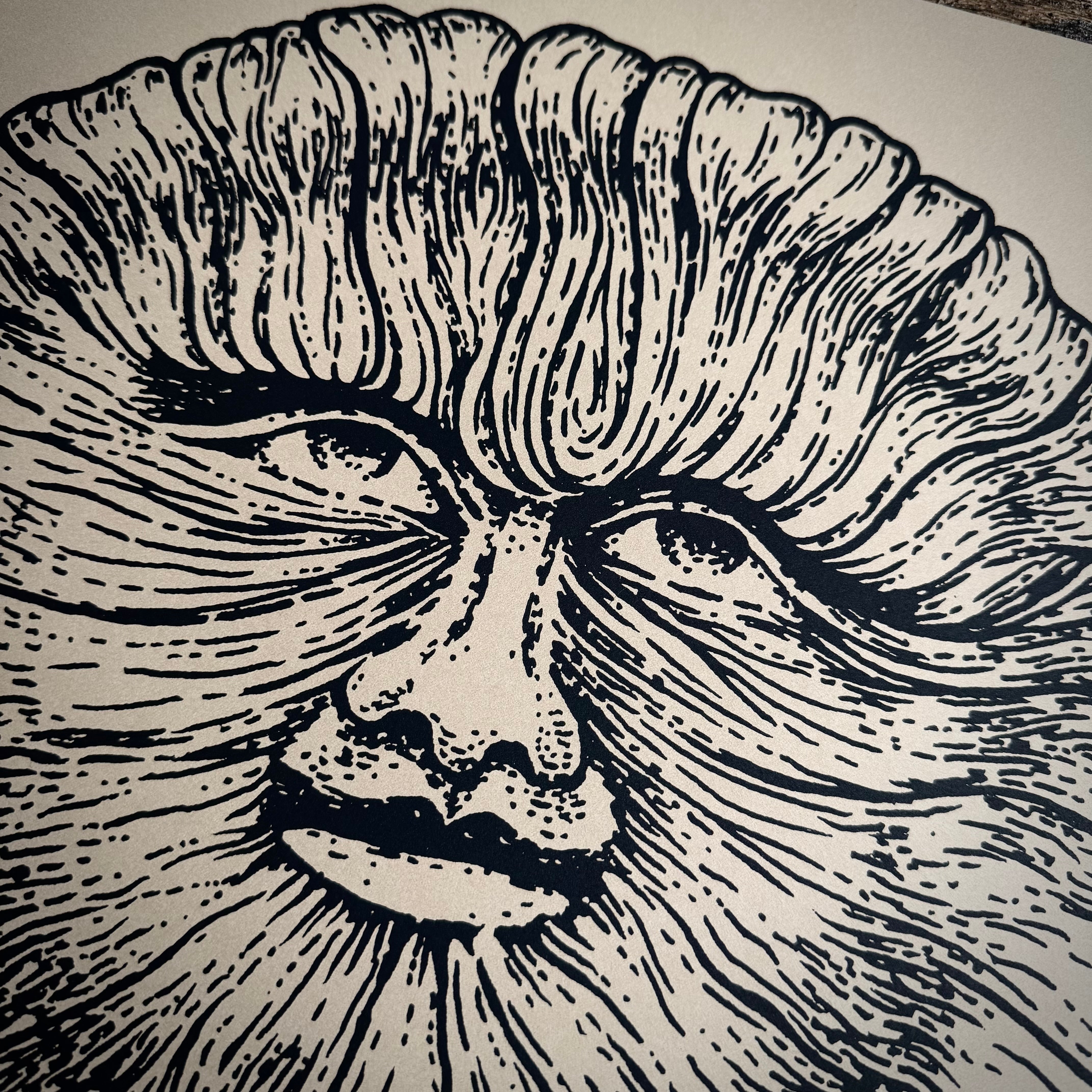 The May God screen print