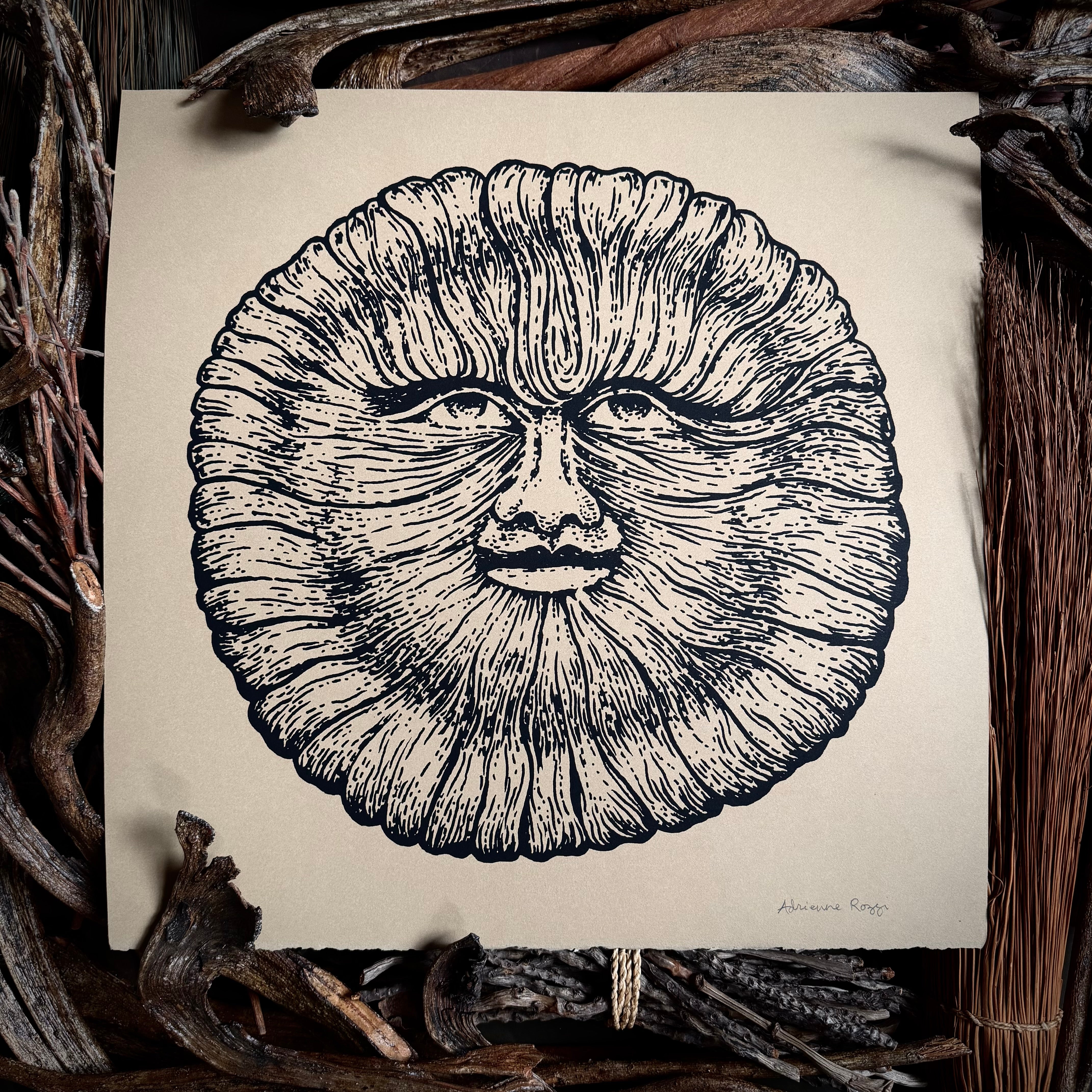 The May God screen print