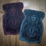 Dragon Empress leather back patch and altar cloth