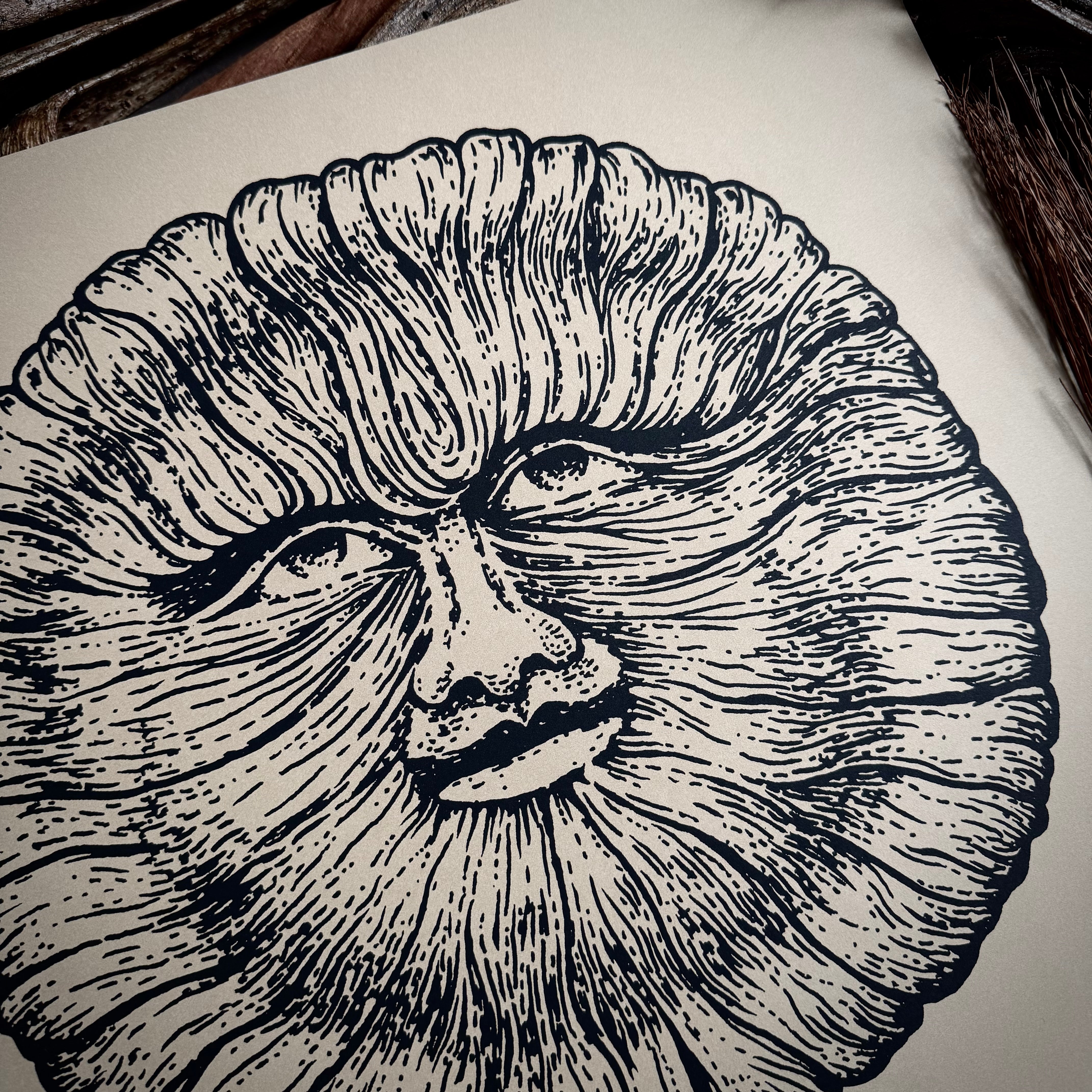The May God screen print