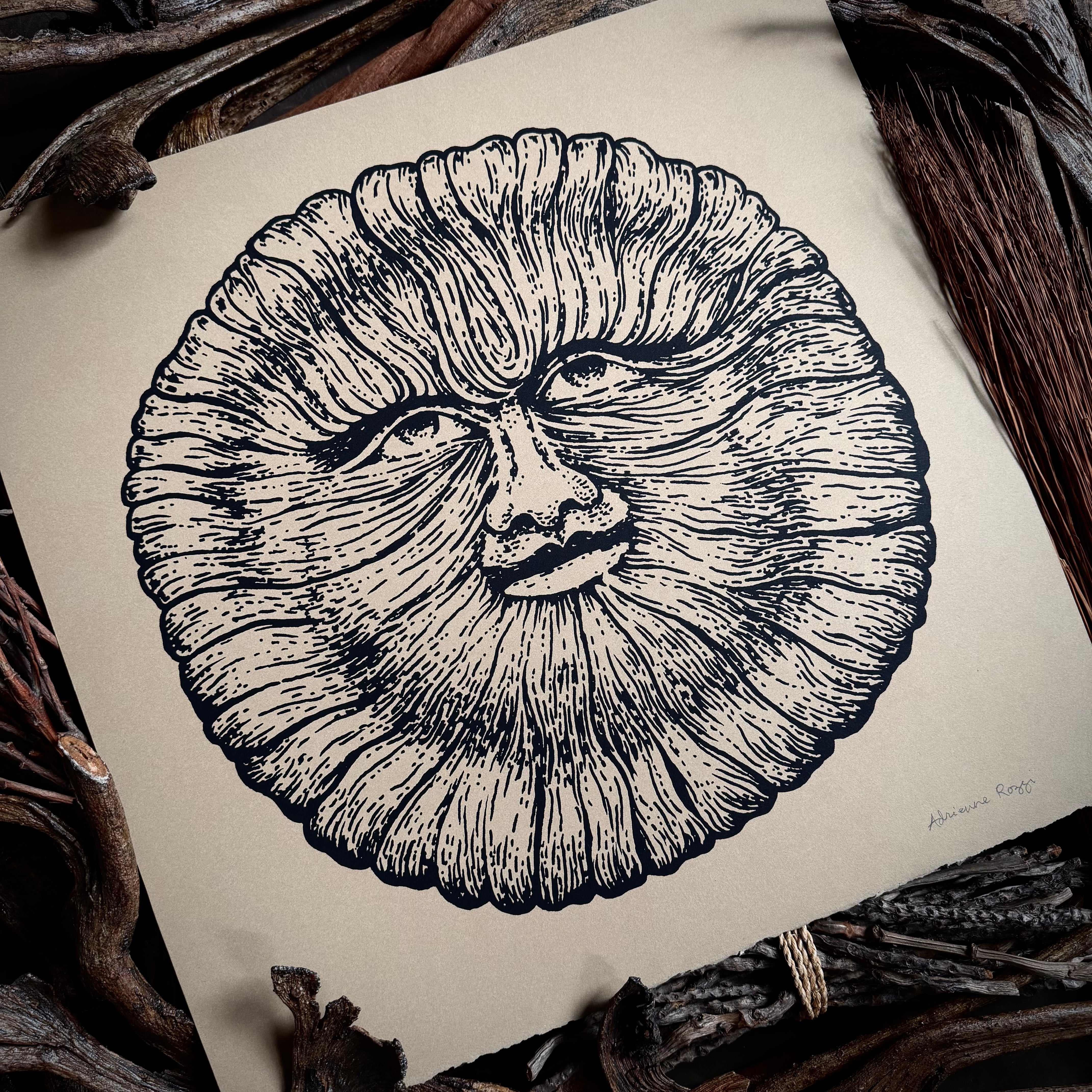 The May God screen print