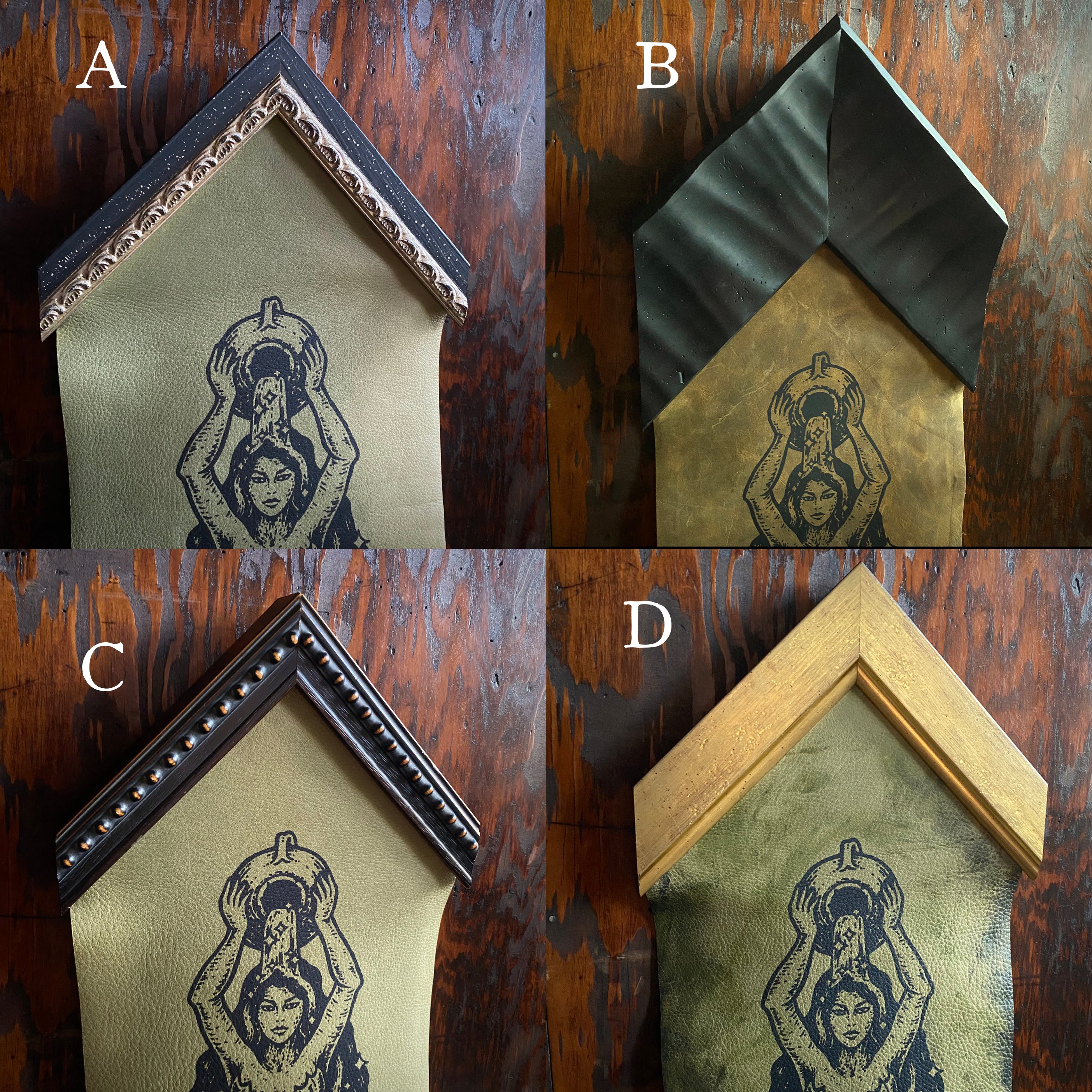 The Sea Nymph leather banner