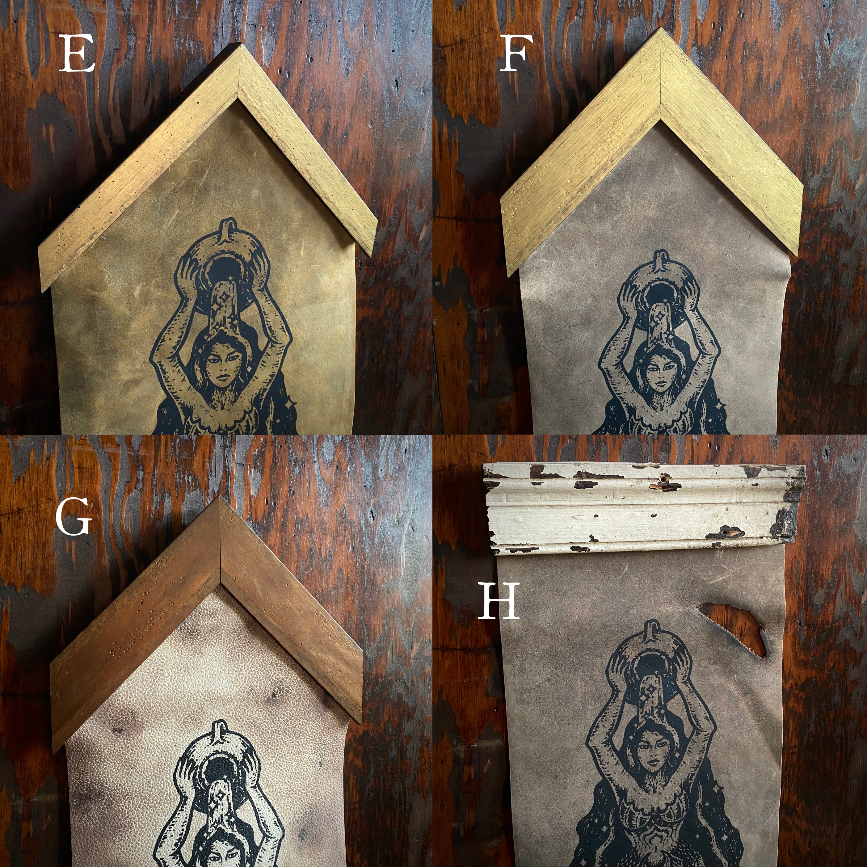 The Sea Nymph leather banner