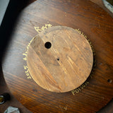 Winter's Wheel screen printed lazy susan altar piece