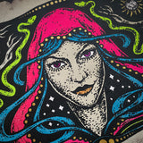 Starspell FULL COLOR ivory leather altar cloth, one-of-a-kind