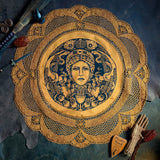 2nd. Demeter large altar cloth in Harvest, one-of-a-kind