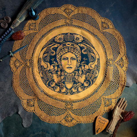 2nd. Demeter large altar cloth in Harvest, one-of-a-kind
