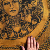 2nd. Demeter large altar cloth in Harvest, one-of-a-kind