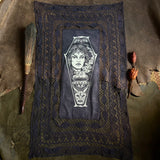 Sorceress of Shadow x-large altar cloth in Midnight, one-of-a-kind