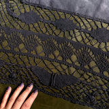 Sorceress of Shadow x-large altar cloth in Midnight, one-of-a-kind
