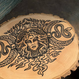 Persephone wooden altar piece