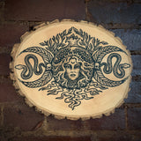 Persephone wooden altar piece