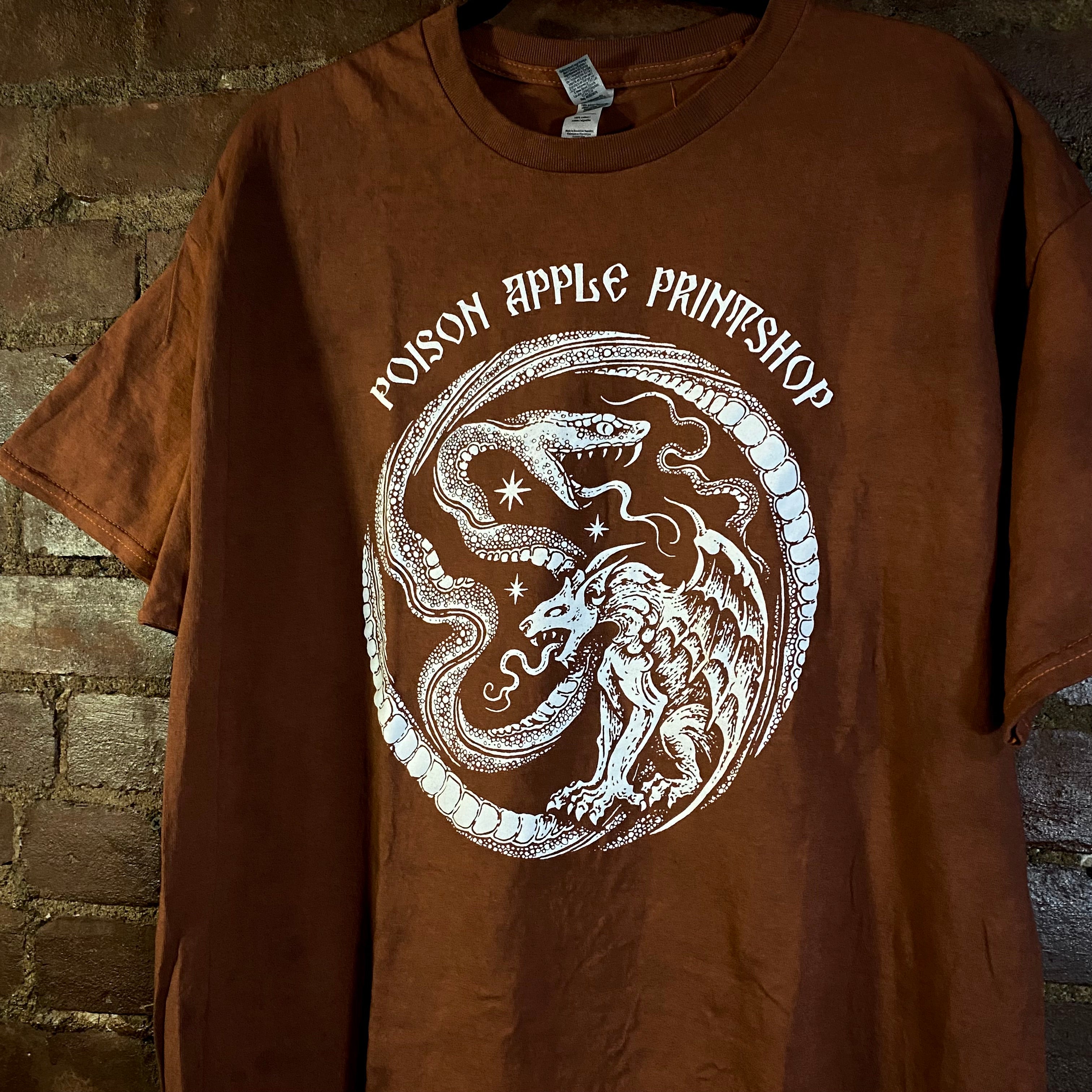 Serpent Hour t-shirt in Rust