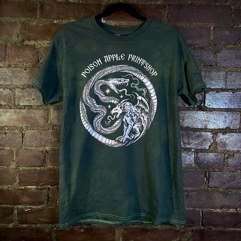 Serpent Hour t-shirt in Deep Aquamarine