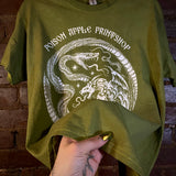 Serpent Hour t-shirt in Moss