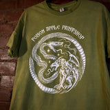 Serpent Hour t-shirt in Moss