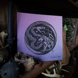Serpent Hour screen print on glitter paper, limited
