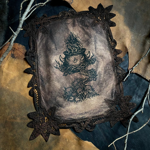 Goblin Brew altar cloth in Earth, one-of-a-kind