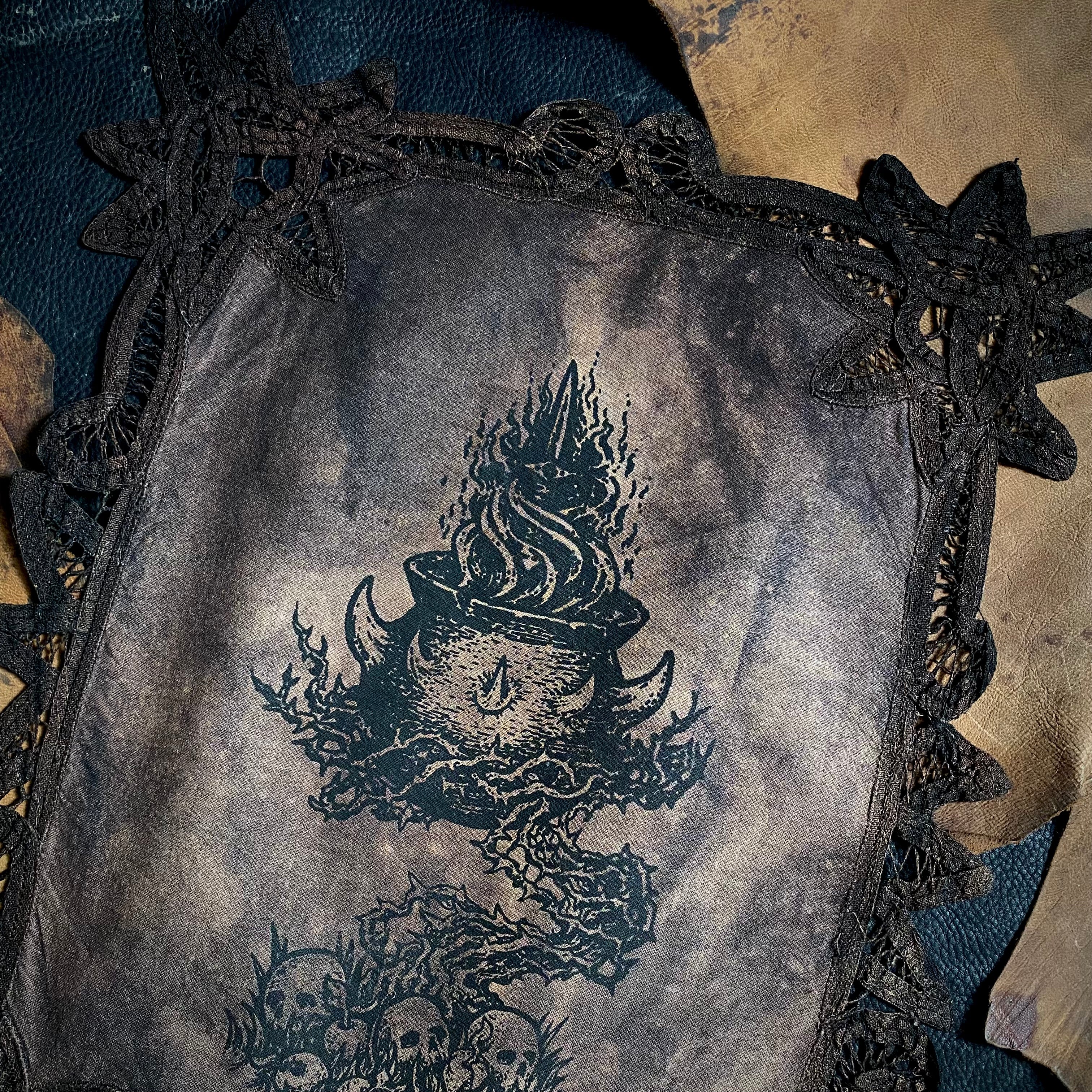 Goblin Brew altar cloth in Earth, one-of-a-kind