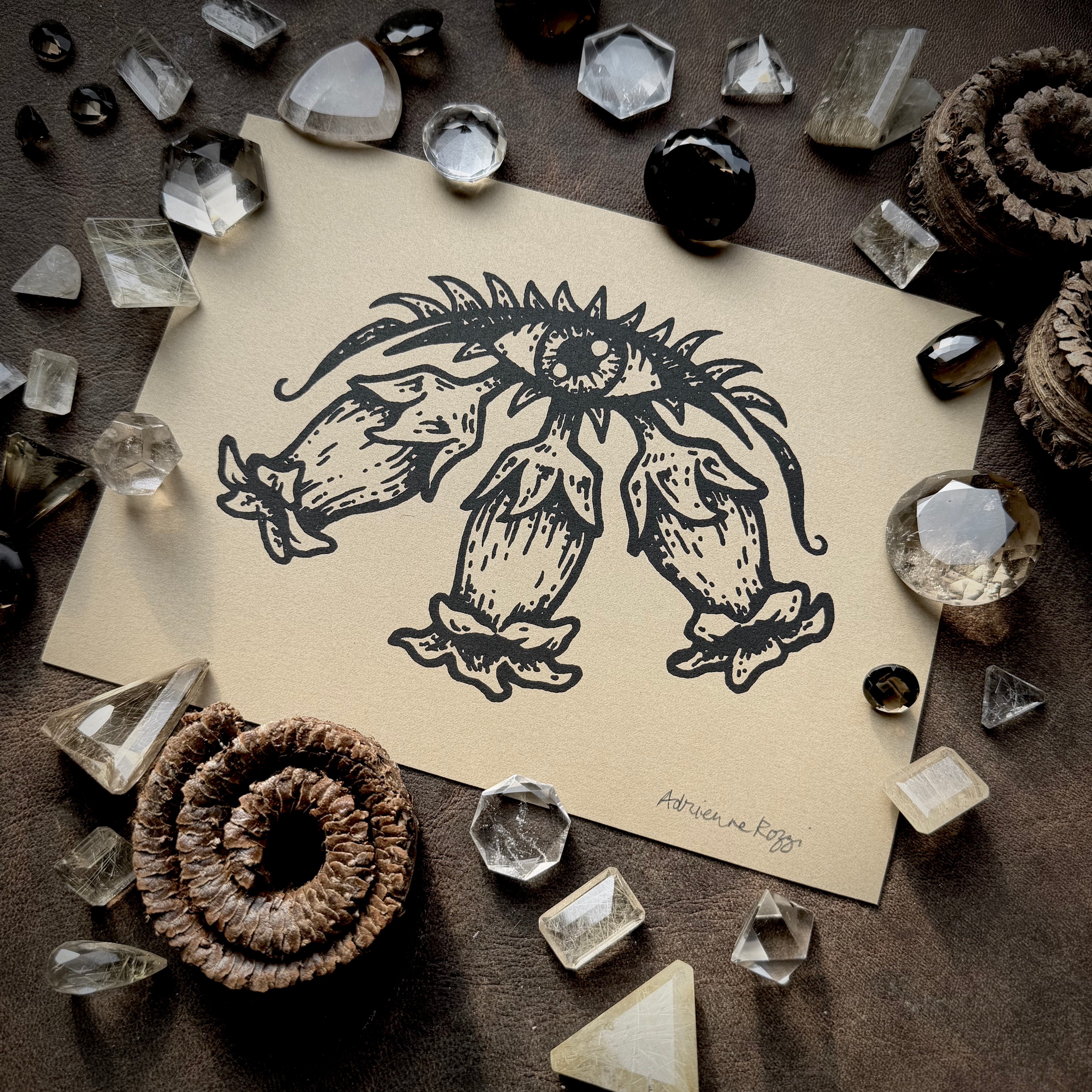 Belladonna screen print