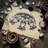 Belladonna screen print