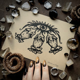 Belladonna screen print