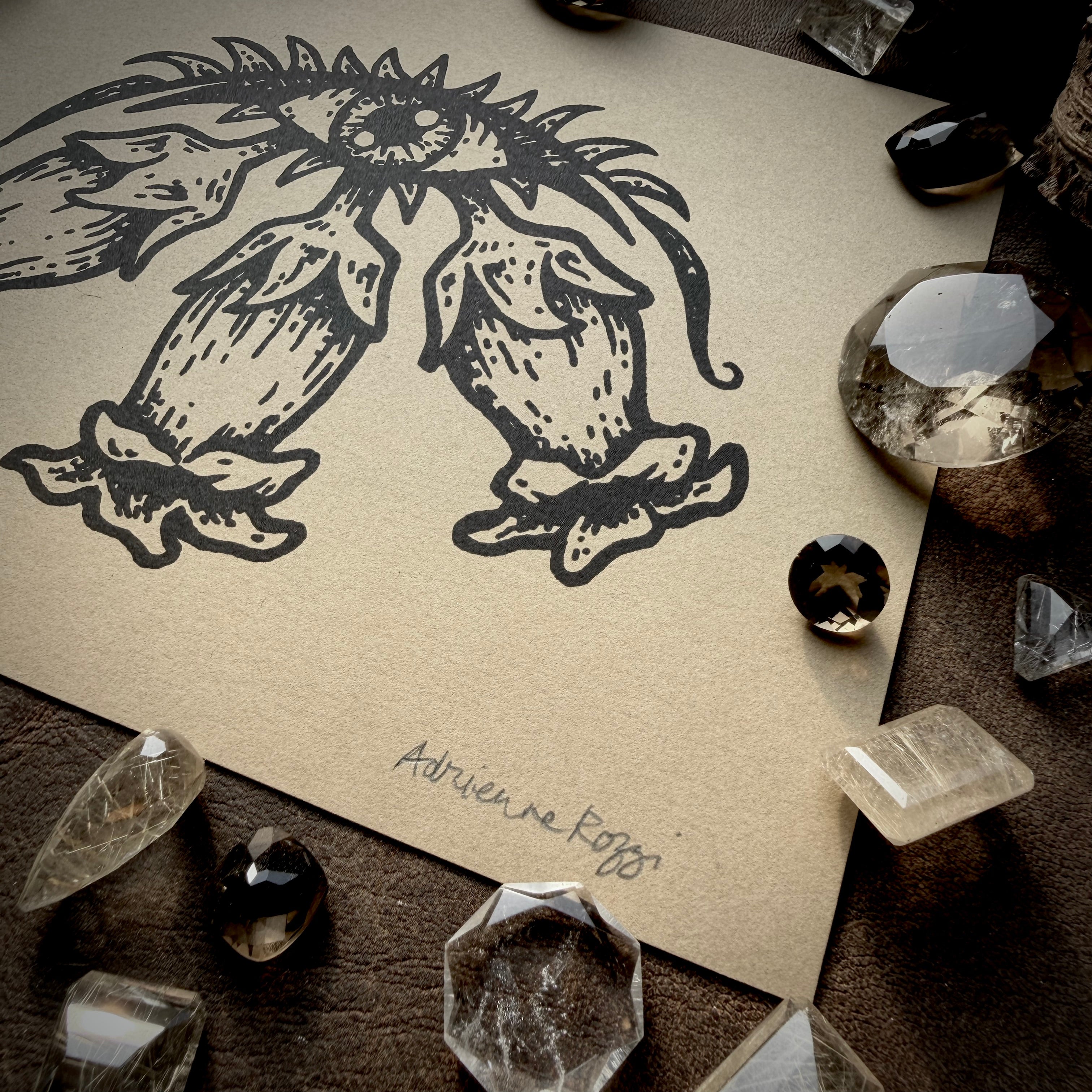 Belladonna screen print
