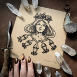 Lady Belladonna screen print