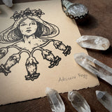 Lady Belladonna screen print
