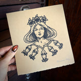 Lady Belladonna screen print