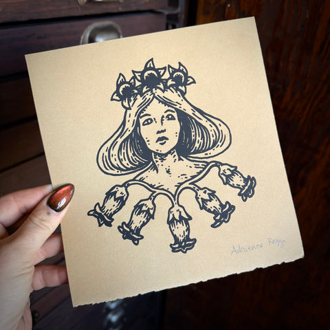 Lady Belladonna screen print