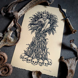 Old Scratch screen print