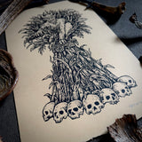 Old Scratch screen print