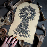 Old Scratch screen print