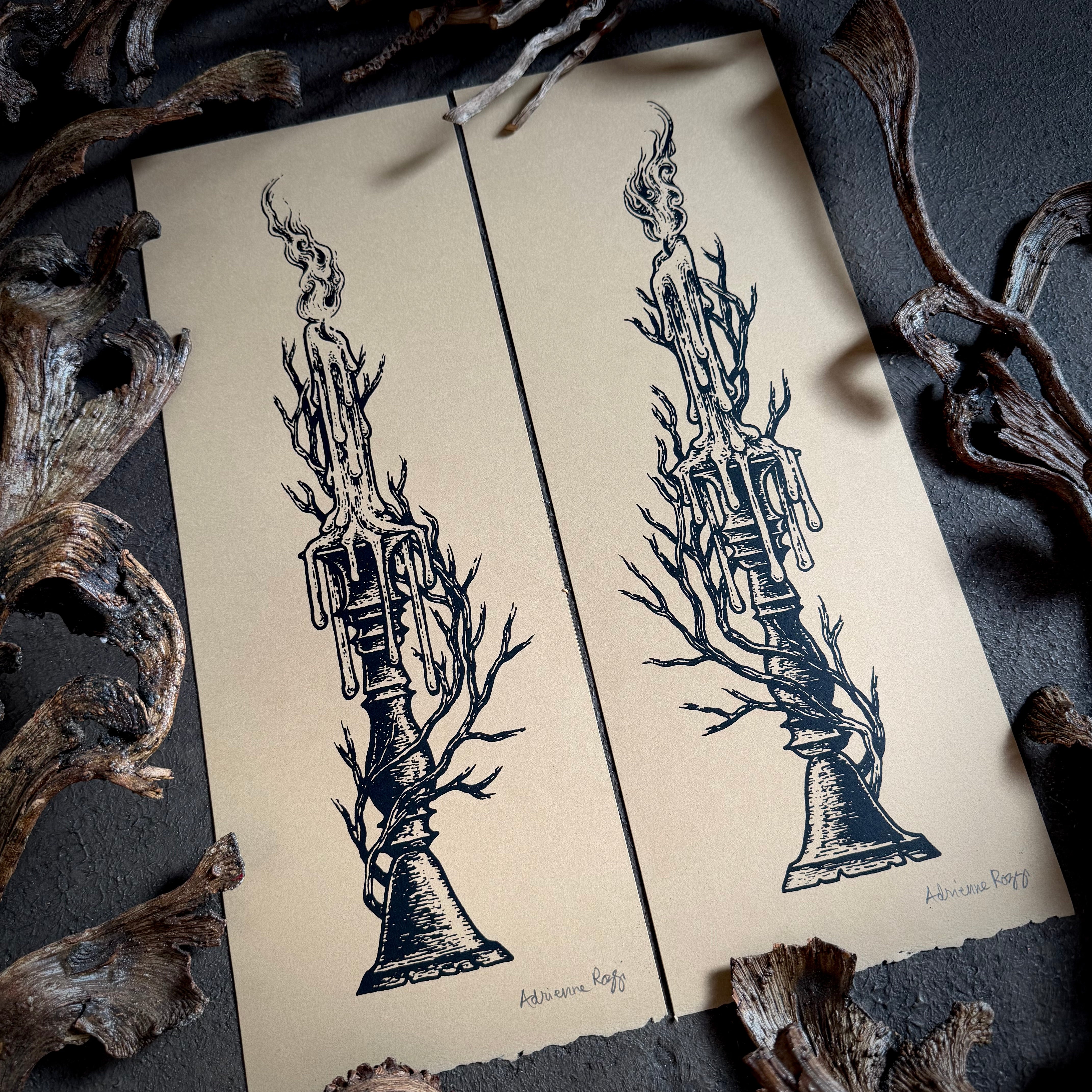 Candleglow screen print