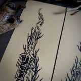 Candleglow screen print