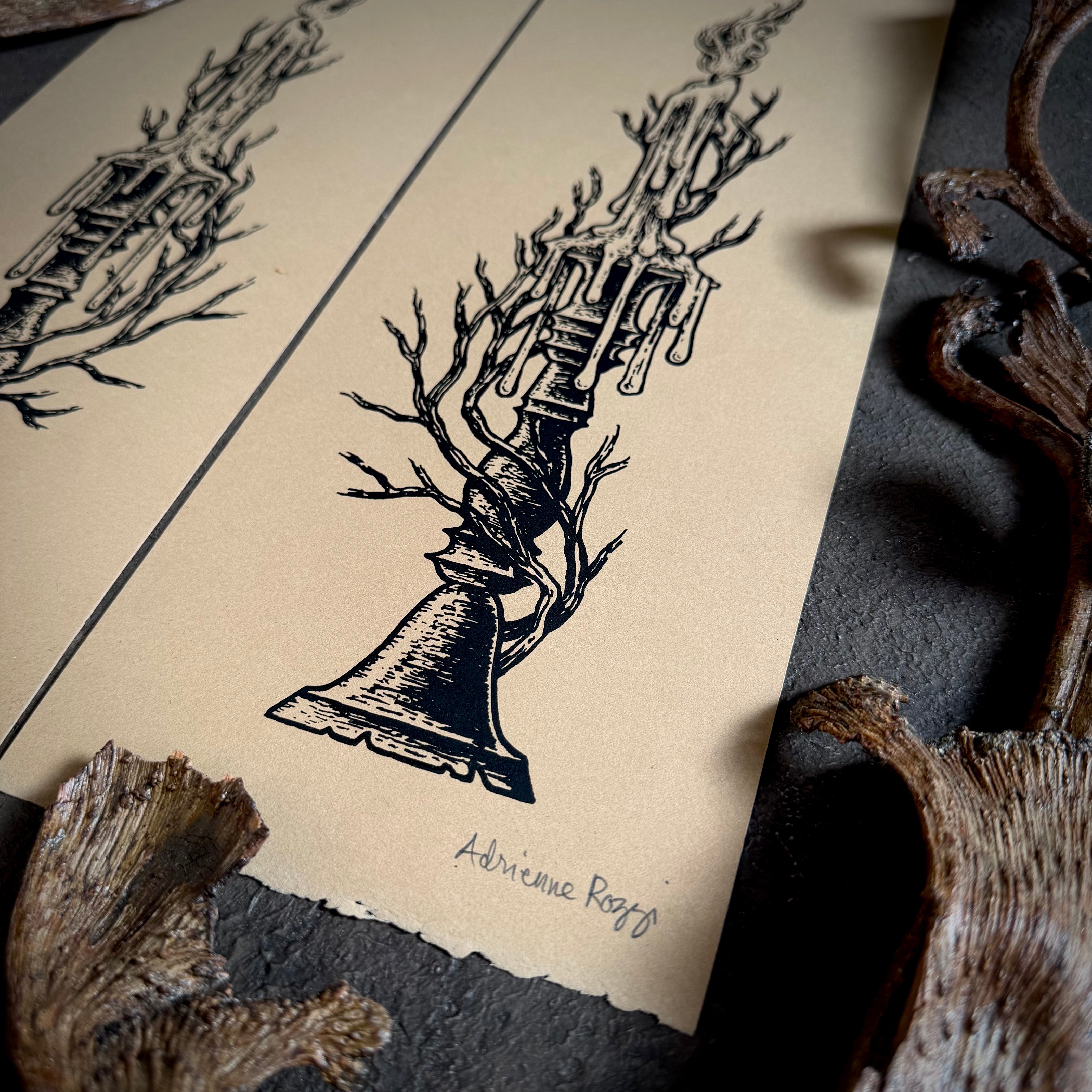 Candleglow screen print