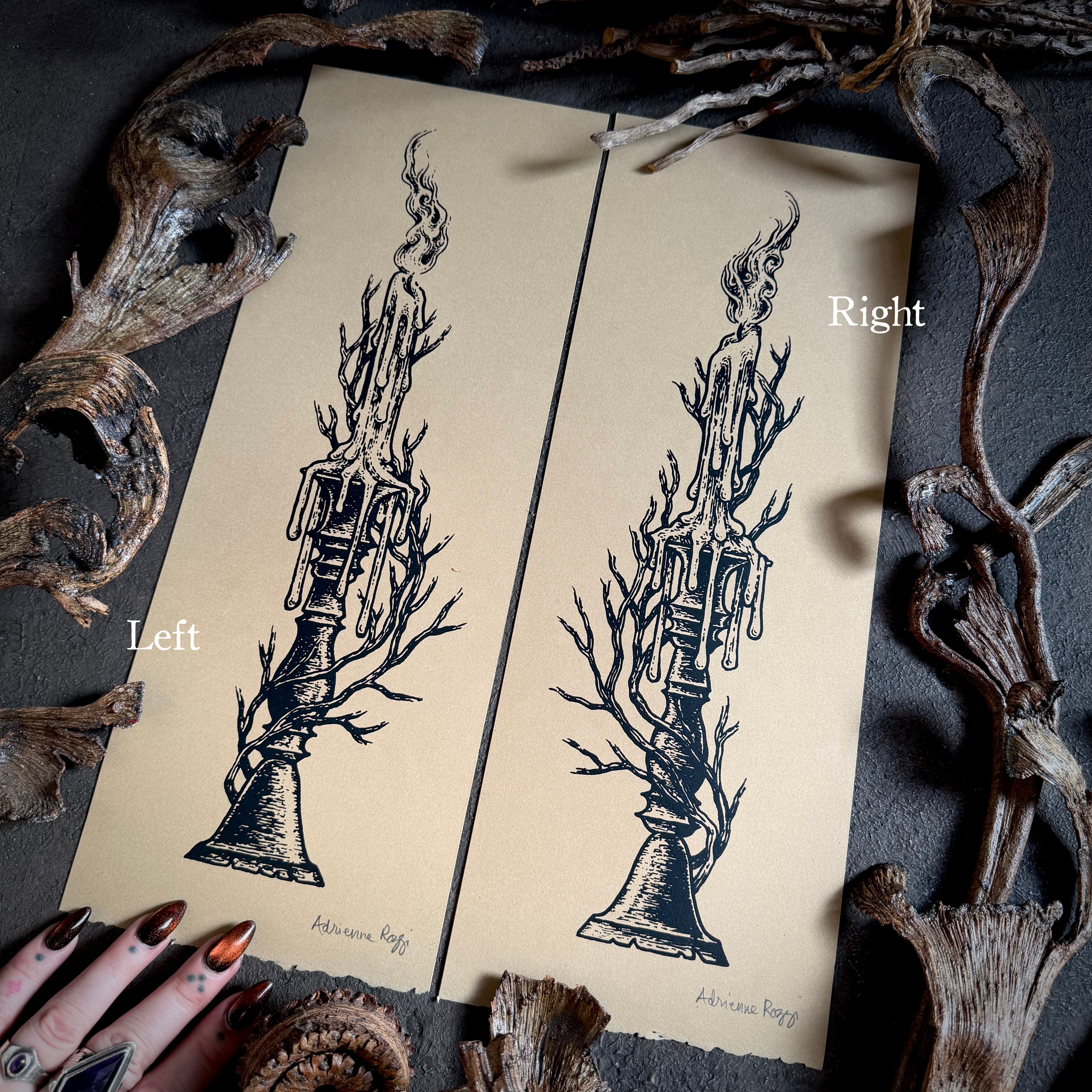 Candleglow screen print