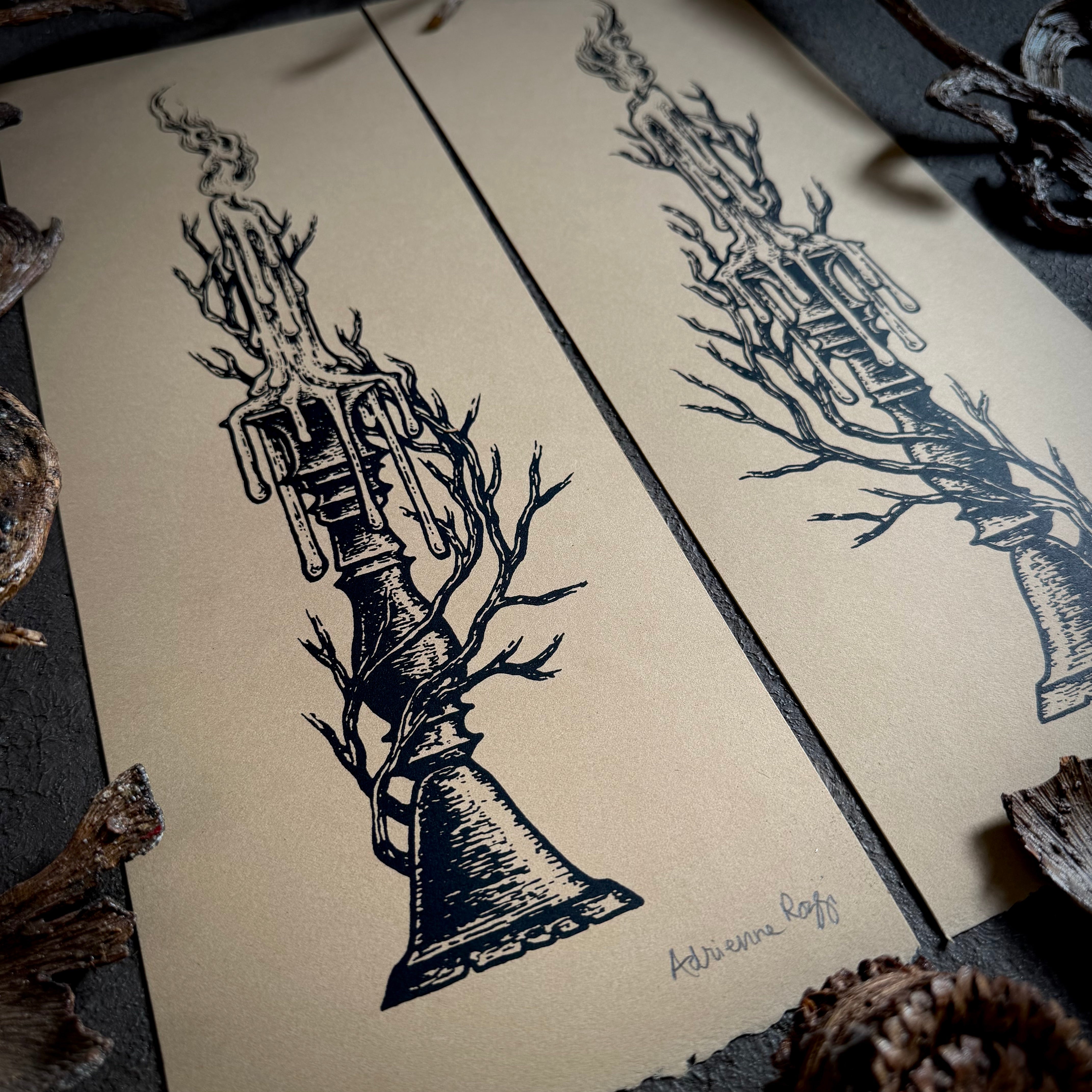 Candleglow screen print