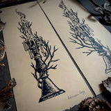 Candleglow screen print