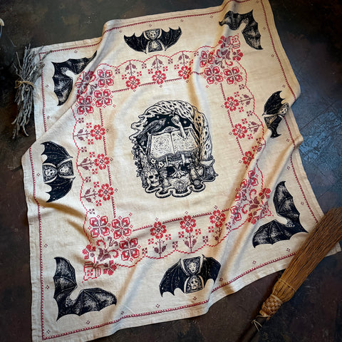 The Summoning large altar cloth in Cornstalk, one-of-a-kind