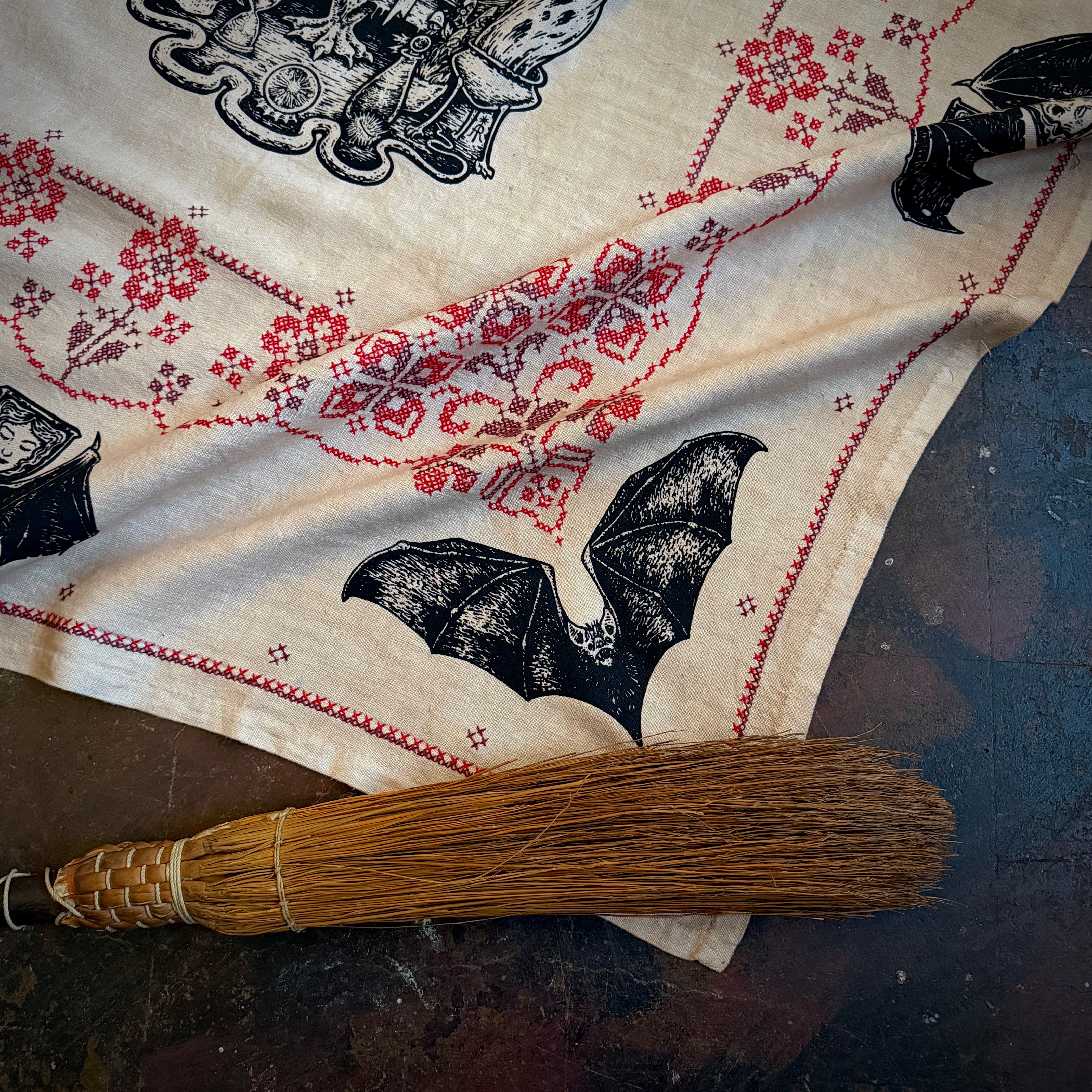 The Summoning large altar cloth in Cornstalk, one-of-a-kind
